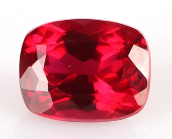 10.00CT RED CUSHION-CUT RUBY LOOSE GEMSTONE
