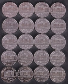 FINE SILVER 1,50 EURO R. OST. 1OZT COIN ROLL OF 20