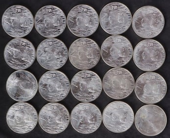 FINE SILVER 1OZT 2016 MONKEY ROUND ROLL OF 20