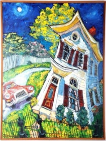 MICHALOPOULOS ' CAR DE LUNE' ORIGINAL PAINTING