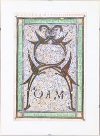 BIBLE OF SAINT AMAND-FRANCE AROUND 1160 PAGE PRINT