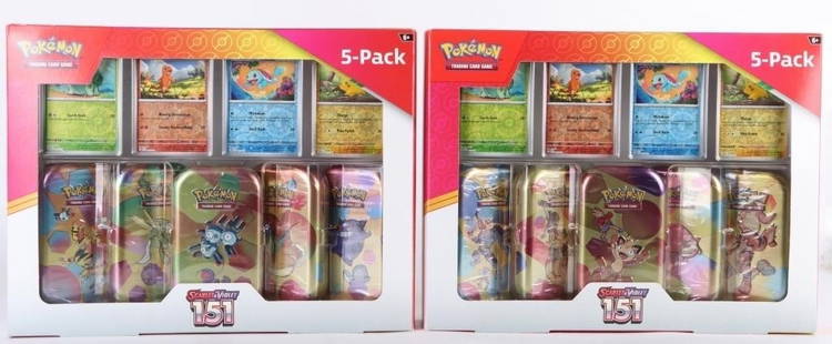 NEW POKEMON TCG SCARLET & VIOLET 151 LOT OF 2: New Pokemon TCG Scarlet & Violet 151 lot of 2. This lot contains 2 brand new sealed boxes with no damage to boxes.Condition: