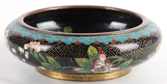 JINGFA CLOISONNE ENAMEL ON BRASS 6' BOWL