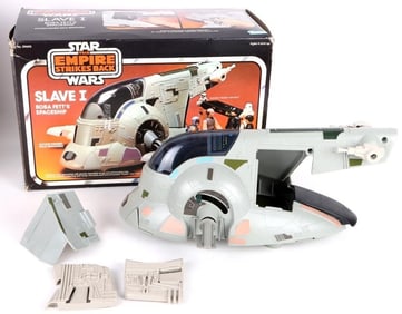 1980 STAR WARS ESB BOBA FETT SLAVE I SET W/ BOX