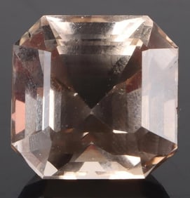 22.48CT NATURAL PEACH IMPERIAL TOPAZ W/ CERT