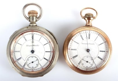 MONTGOMERY WARD & HAMPDEN ANTIQUE POCKET WATCH
