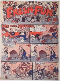 FRESH FUN #27 (1940) GOLDEN AGE FUNNIES COMIC