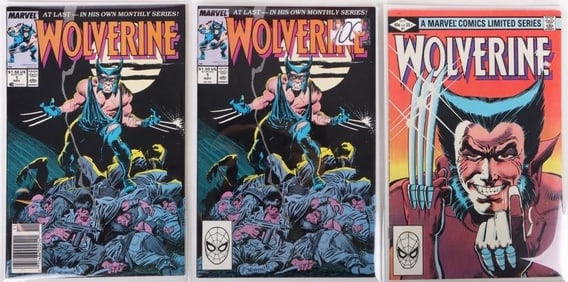 MARVEL WOLVERINE #1 - BOTH TITLES - LOT OF 3