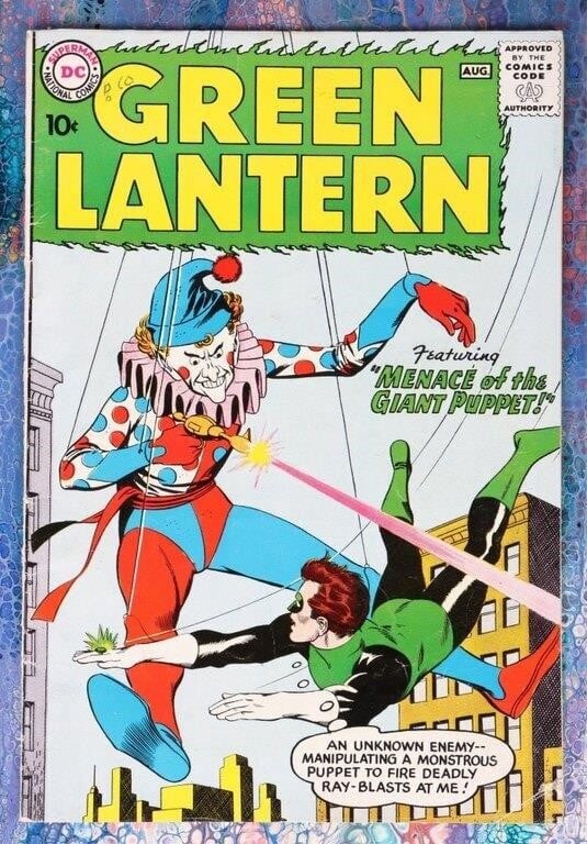 GREEN LANTERN #1 -1ST OA,1ST PUPPET MASTER,1ST GOU (1 of 6)