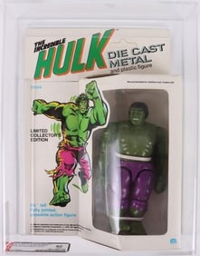 1979 MEGO INCREDIBLE HULK AFA 80 NM DIE-CAST METAL