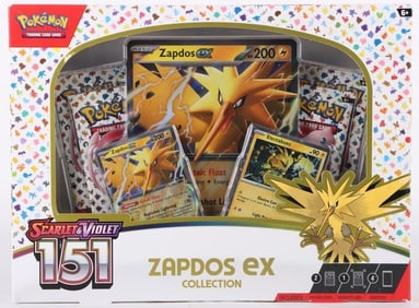 POKEMON SCARLET & VIOLET 151 ZAPDOS EX COLLECTION