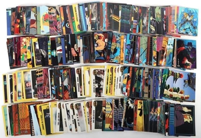 MASSIVE BATMAN TRADING CARD LOT OF 467