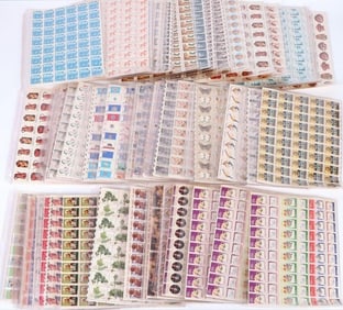 UNITED STATES FULL SHEET STAMP COLLECTION - (58)
