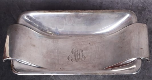 671 GRAMS -STERLING SILVER MONOGRAM DINNER TRAY