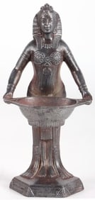 EGYPTIAN GODDESS SCULPTURE INCENSE BURNER