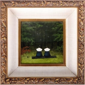 FRANK WHIPPLE ORIGINAL OIL ON BOARD PAINTING