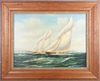 HENRY PARKER ORIGINAL NAUTICAL OIL PAINTING
