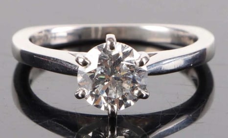 VALINA 14K 1.53CT NATURAL DIAMOND SOLITAIRE RING