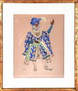 LEON BAKST BALLET RUSSE 'THE SULTAN' GOUACHE