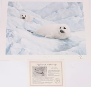 CHARLES FRACE PEACE ON ICE SIGNED LTD. PRINT