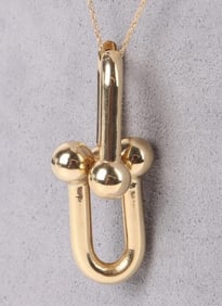 TIFFANY & CO. 18K & 14K YELLOW GOLD NECKLACE