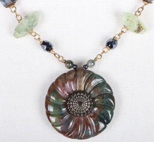 VINTAGE JAN MICHAELS MULTI-STONE NECKLACE