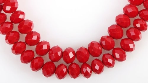 GORGEOUS STERLING SILVER BEADED NECKLACE
