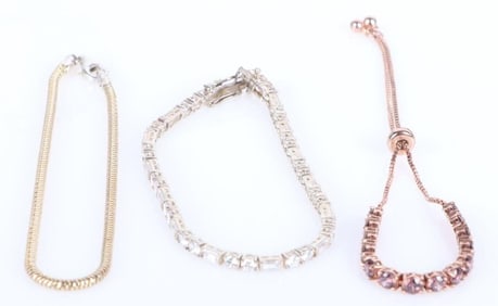 STERLING SILVER BEAUTIFUL LADIES BRACELETS