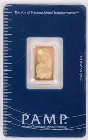 FINE GOLD 5 GRAM PAMP SUISSE BULLION