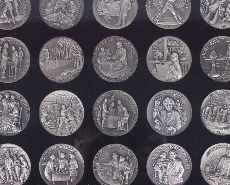 LONGINES SYMPHONETTE STERLING COIN PARTIAL COLL. (1 of 9)