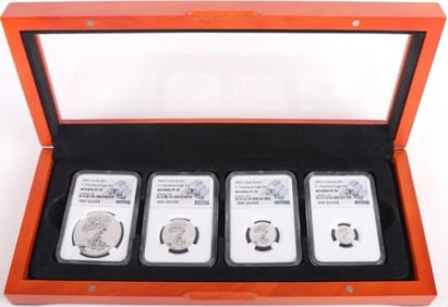 2023 S FIJI T-1 FRACTIONAL EAGLE SET NGC RPF-70