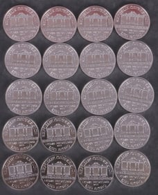 PHILHARMONIC 1 OZT FINE SILVER COIN ROLL OF 20