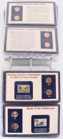 PCS 100 YEARS OF LINCOLN COINS & STAMPS 1909-2009