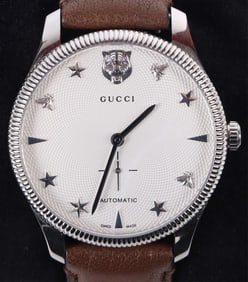 GUCCI G-TIMELESS AUTOMATIC 40MM WRISTWATCH