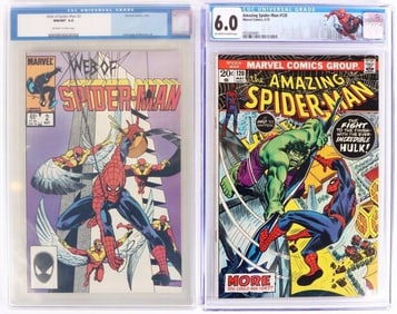 ASSORTED SPIDER-MAN COMICS CGC MID/HIGH GRADE -(2)