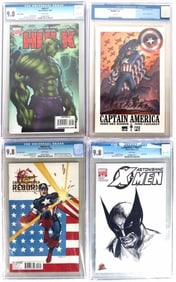 ASSORTED MARVEL MODERN AGE CGC 9.8 COMICS - (4)