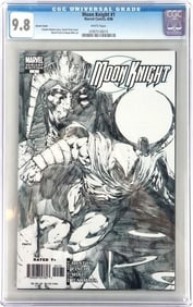 MARVEL MOON KNIGHT #1 SKETCH COVER CGC 9.8