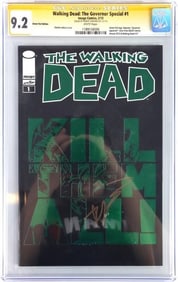 WALKING DEAD GOV SPECIAL #1 SIGNED KIRKMAN CGC 9.2
