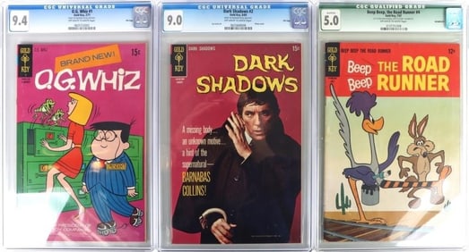 ASSORTED GOLD KEY CGC GRADED COMICS - (3)