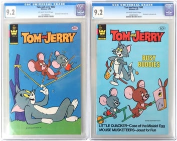 TOM & JERRY #332 & #342 CGC 9.2 COMIC BOOK