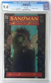 DC SANDMAN #8 CGC 9.4 1ST APPEARANCE OF DEATH