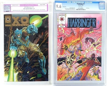 VALIANT COMICS GRADED & SLABBED - (2)