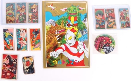 JAPANESE MENKO CARD COLLECTION LOT - (13)