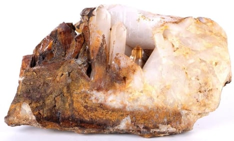 3.74LBS GOLDEN CALCITE CRYSTAL CLUSTER