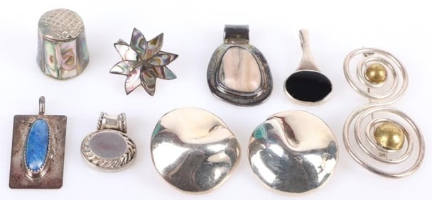 ASSORTED VINTAGE JEWELRY & ACCESSORIES LOT OF 8