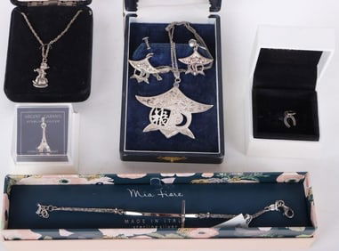 COLLECTIBLE STERLING SILVER BOXED JEWELRY