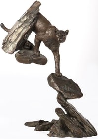 MARK HOPKINS BRONZE 'MOUNTAIN OVERLOOK' 383/550