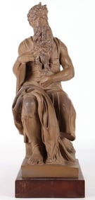 1955 ALVA STUDIO SCULPTURE OF MICHELANGELO'S MOSES