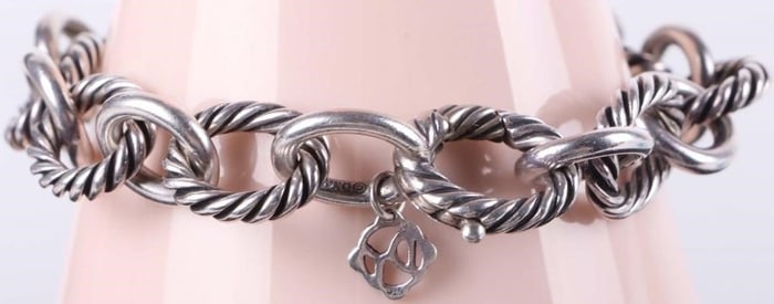 DAVID YURMAN STERLING CLASSIC CABLE LINK BRACELET