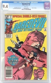 DAREDEVIL #181 ELEKTRA 'DEATH' CGC GRADED 9.4